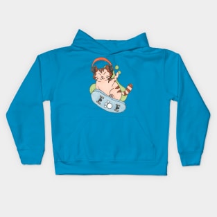 hipster cat Kids Hoodie